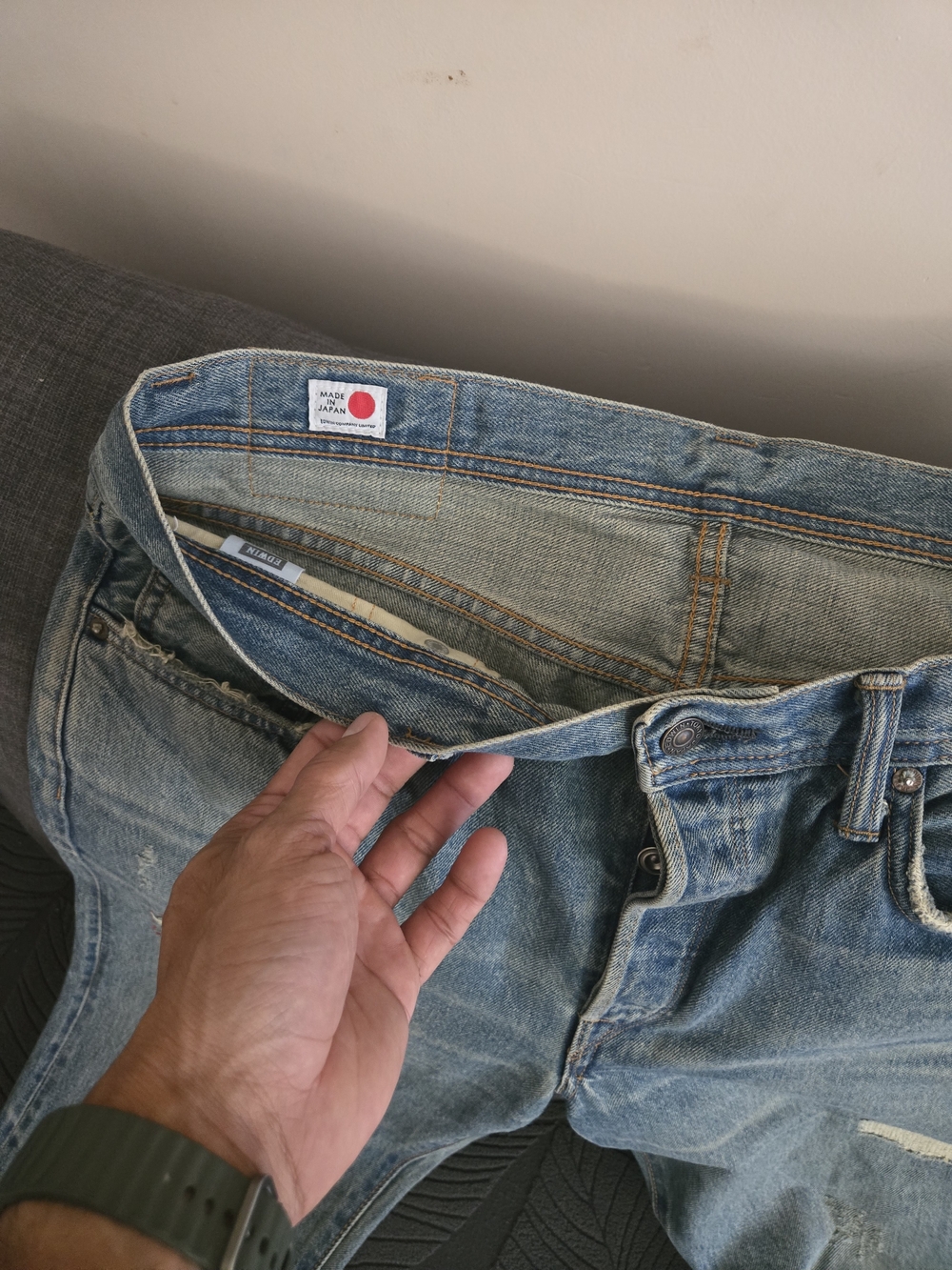 Edwin Akita Japan Light Blue Men's Denim Jeans